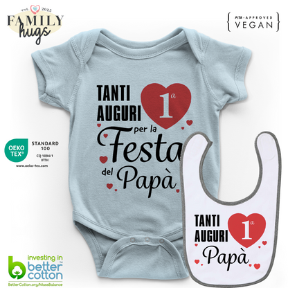 body neonato - la nostra prima festa del papa