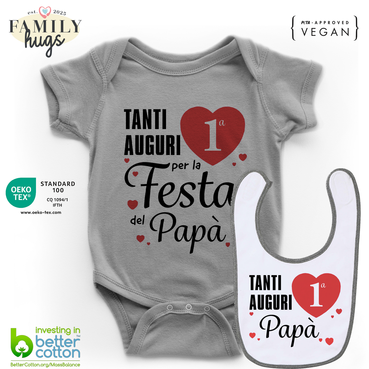 body neonato - la nostra prima festa del papa
