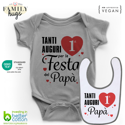 body neonato - la nostra prima festa del papa