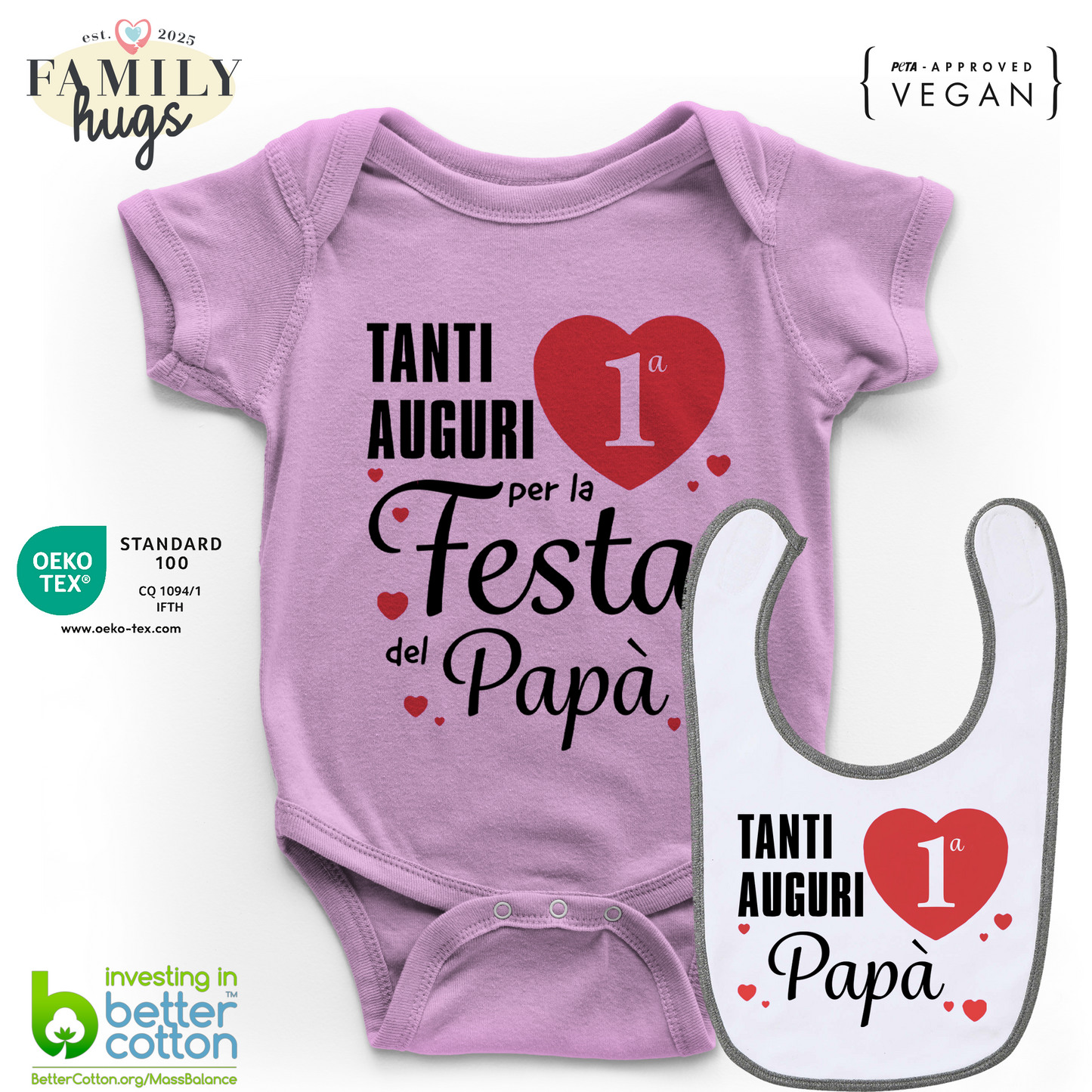 body neonato - la nostra prima festa del papa
