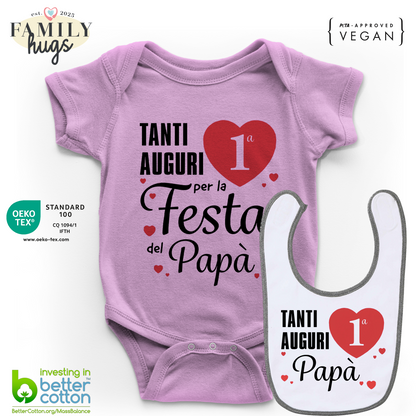 body neonato - la nostra prima festa del papa
