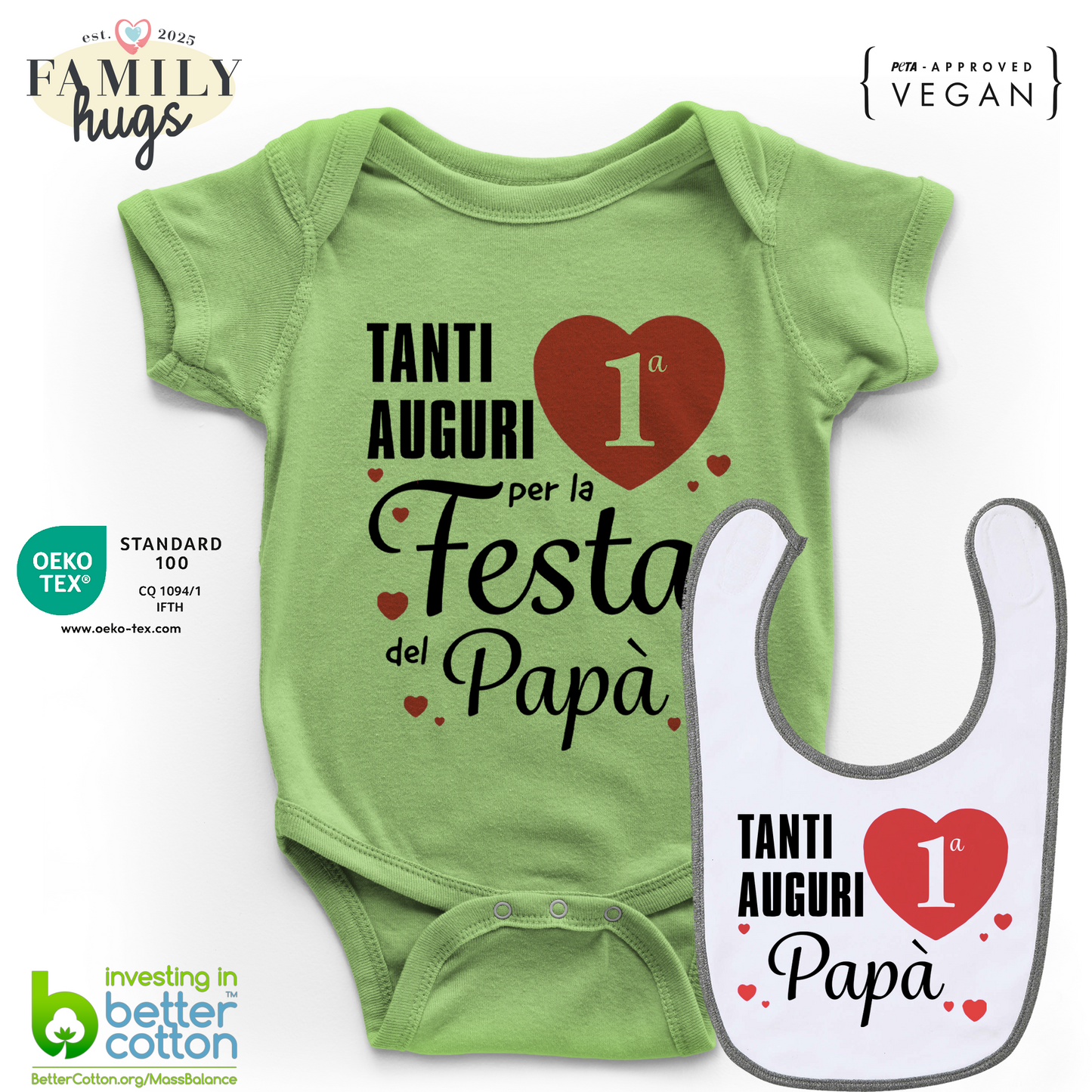 body neonato - la nostra prima festa del papa