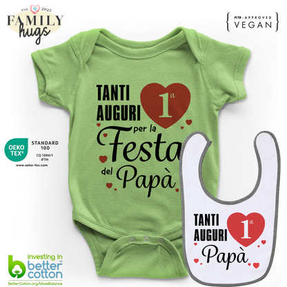 body neonato - la nostra prima festa del papa