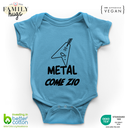body neonato -metal come zio