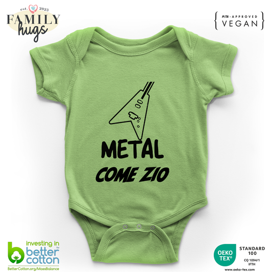body neonato -metal come zio