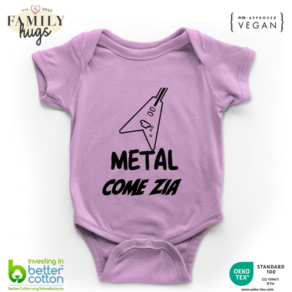 body neonato -metal come zia