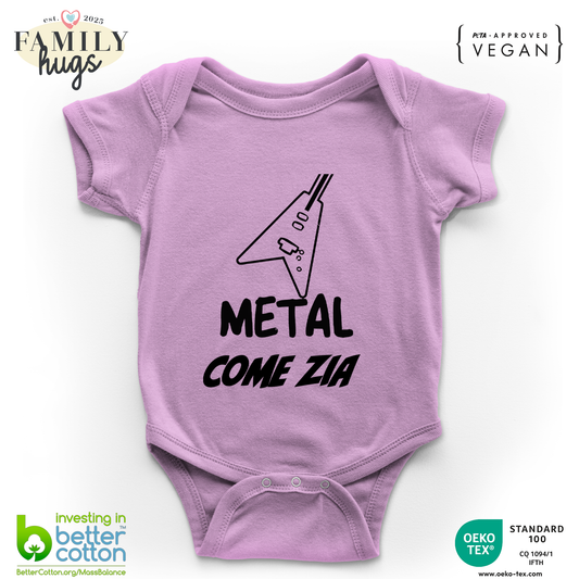 body neonato -metal come zia