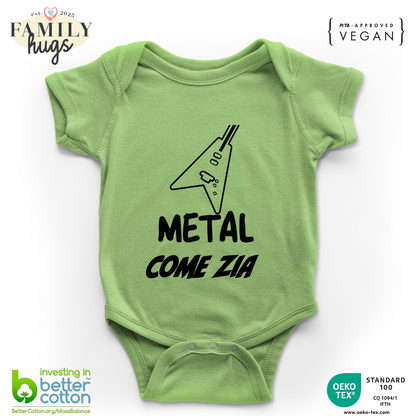 body neonato -metal come zia