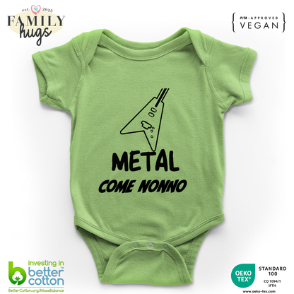 body neonato -metal come nonno