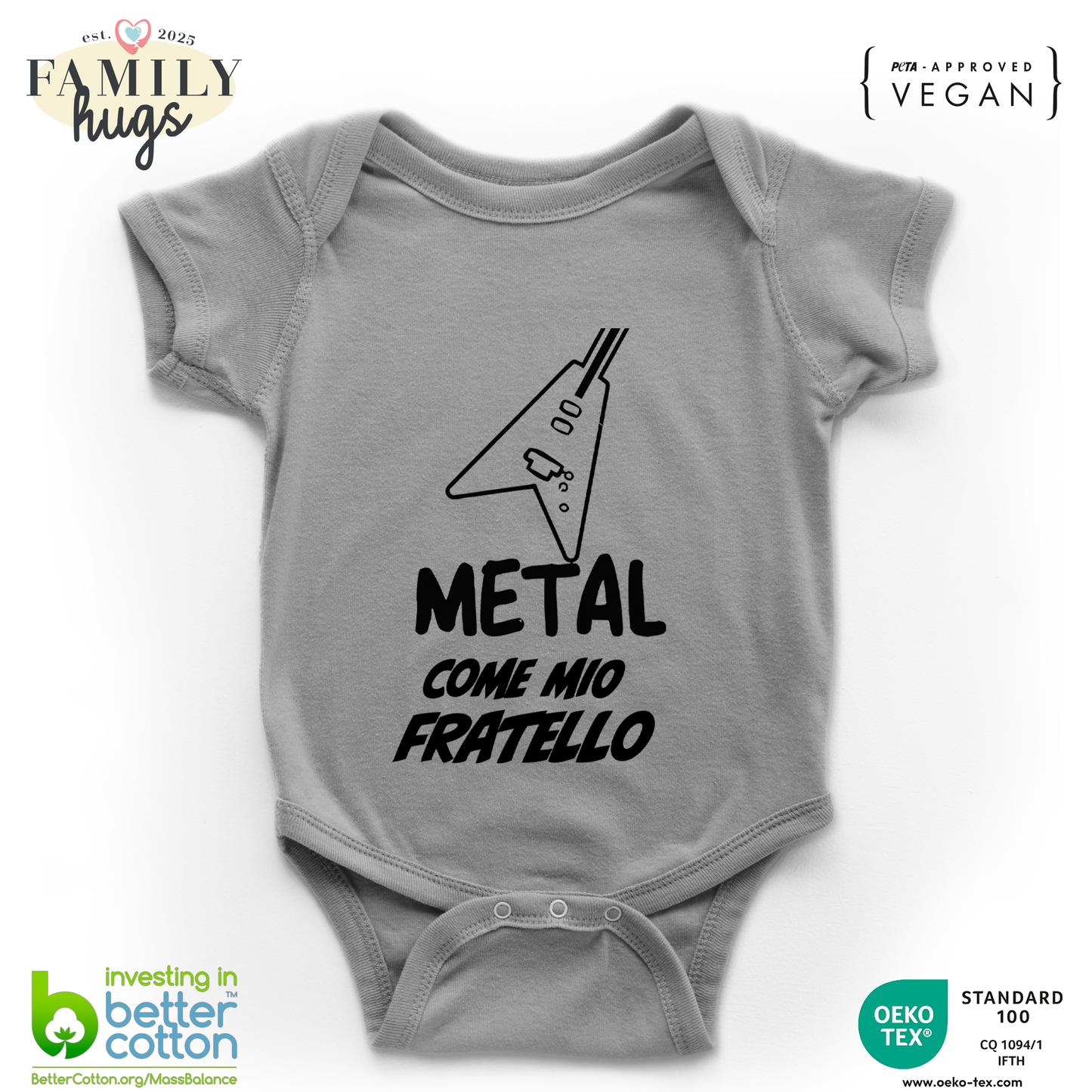 body neonato -metal come fratello