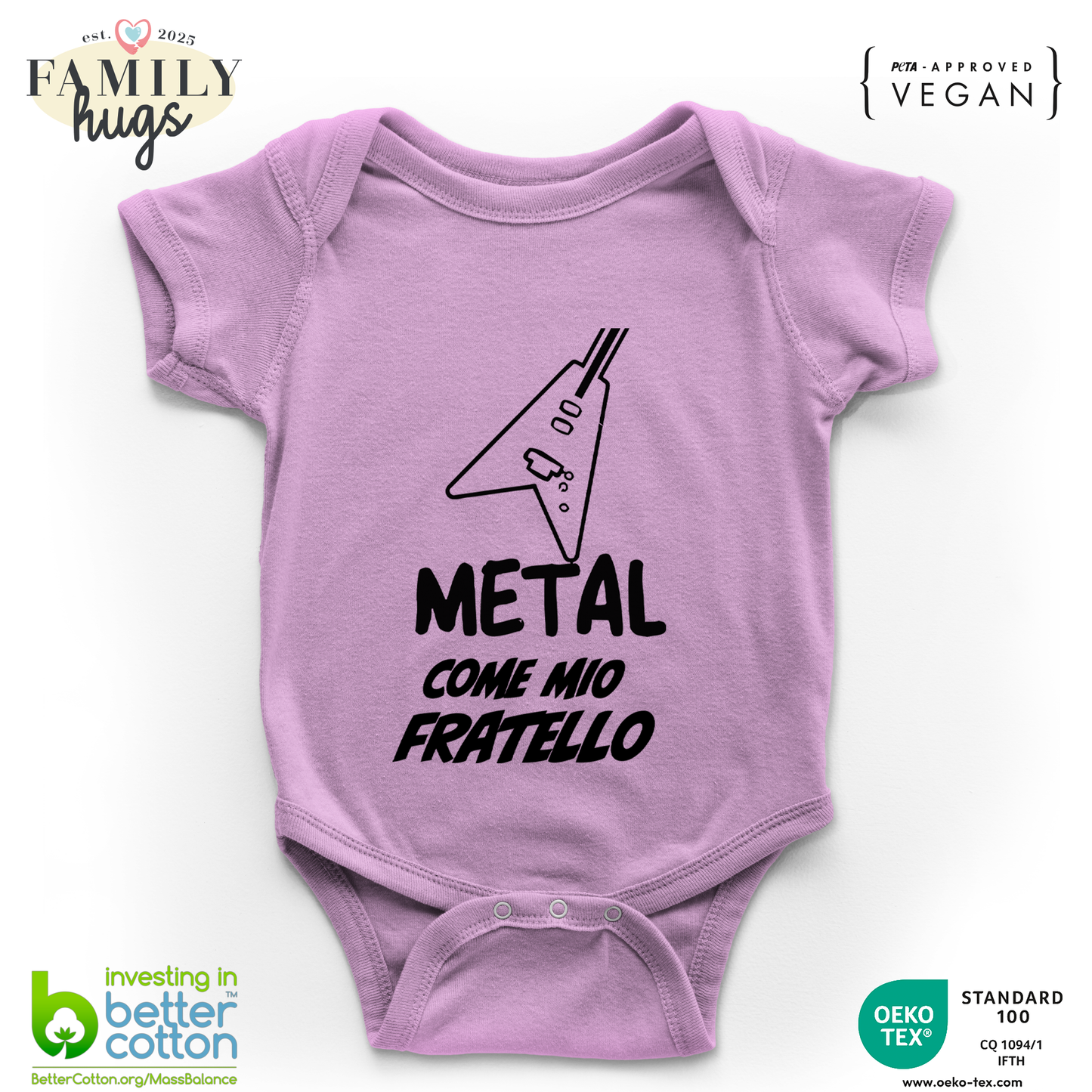 body neonato -metal come fratello