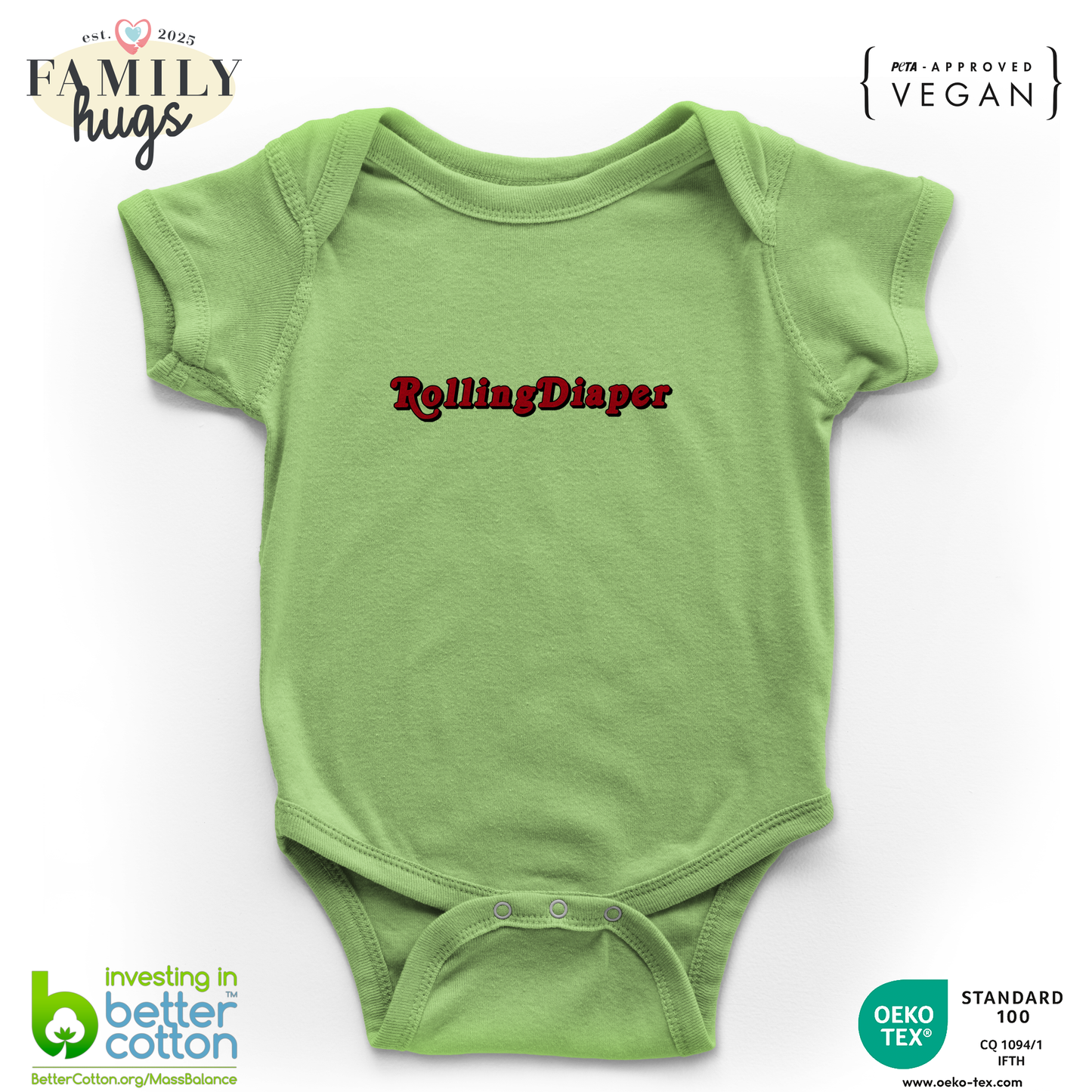 body neonato -rolling diaper
