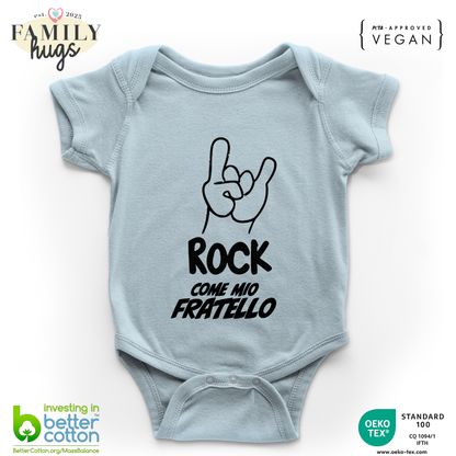 body neonato -rock corna come mio fratello