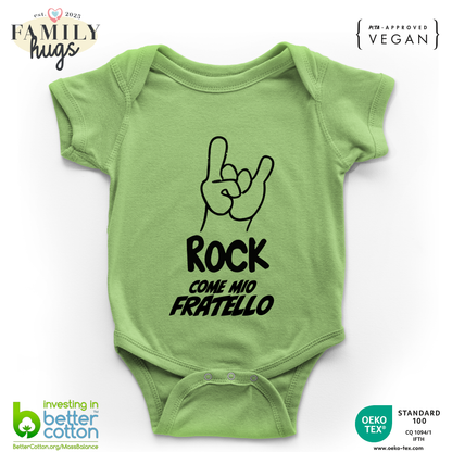 body neonato -rock corna come mio fratello