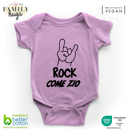 body neonato -rock corna come zio