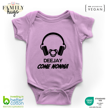 body neonato -deejay dj come nonna