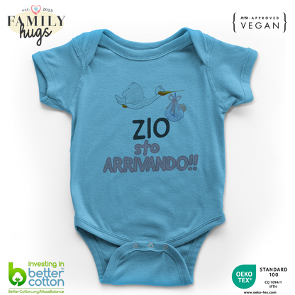 body neonato - zio sto arrivando bambina