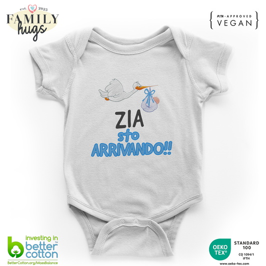 body neonato - zia sto arrivando bambino
