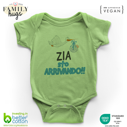 body neonato - zia sto arrivando bambino