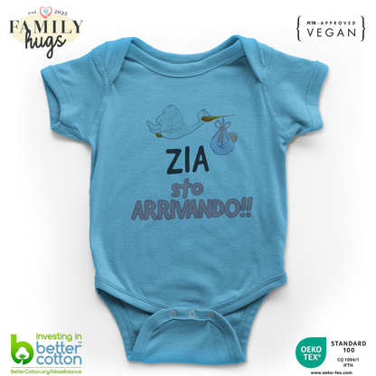 body neonato - zia sto arrivando bambina
