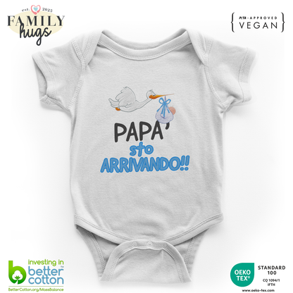 body neonato - papa sto arrivando bambino