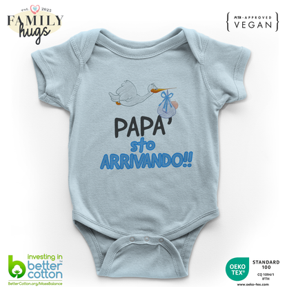 body neonato - papa sto arrivando bambino