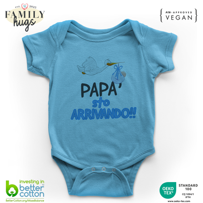 body neonato - papa sto arrivando bambino