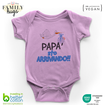 body neonato - papa sto arrivando bambino