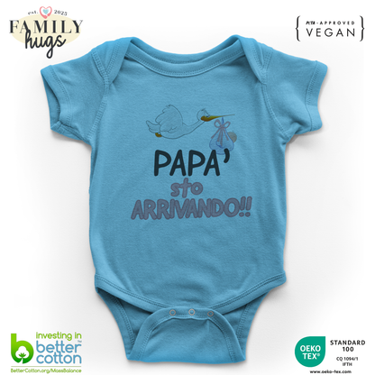 body neonato - papa sto arrivando bambina