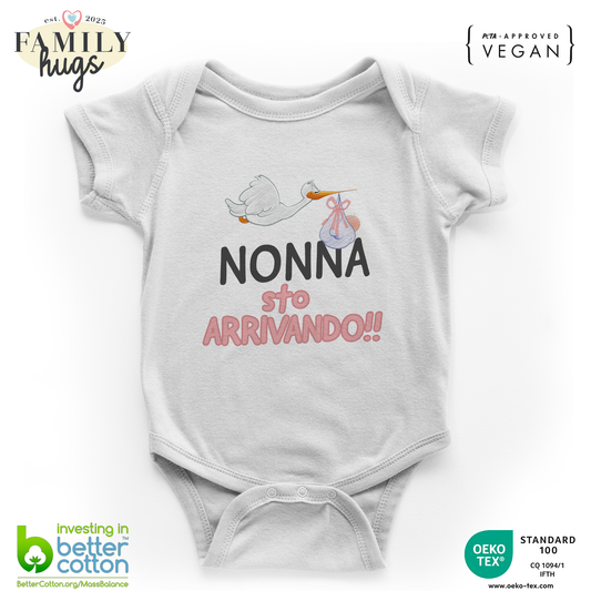 body neonato - nonna sto arrivando bambina