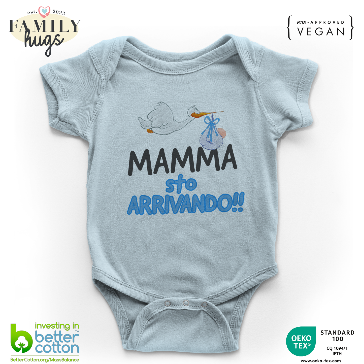 body neonato - mamma sto arrivando bambino