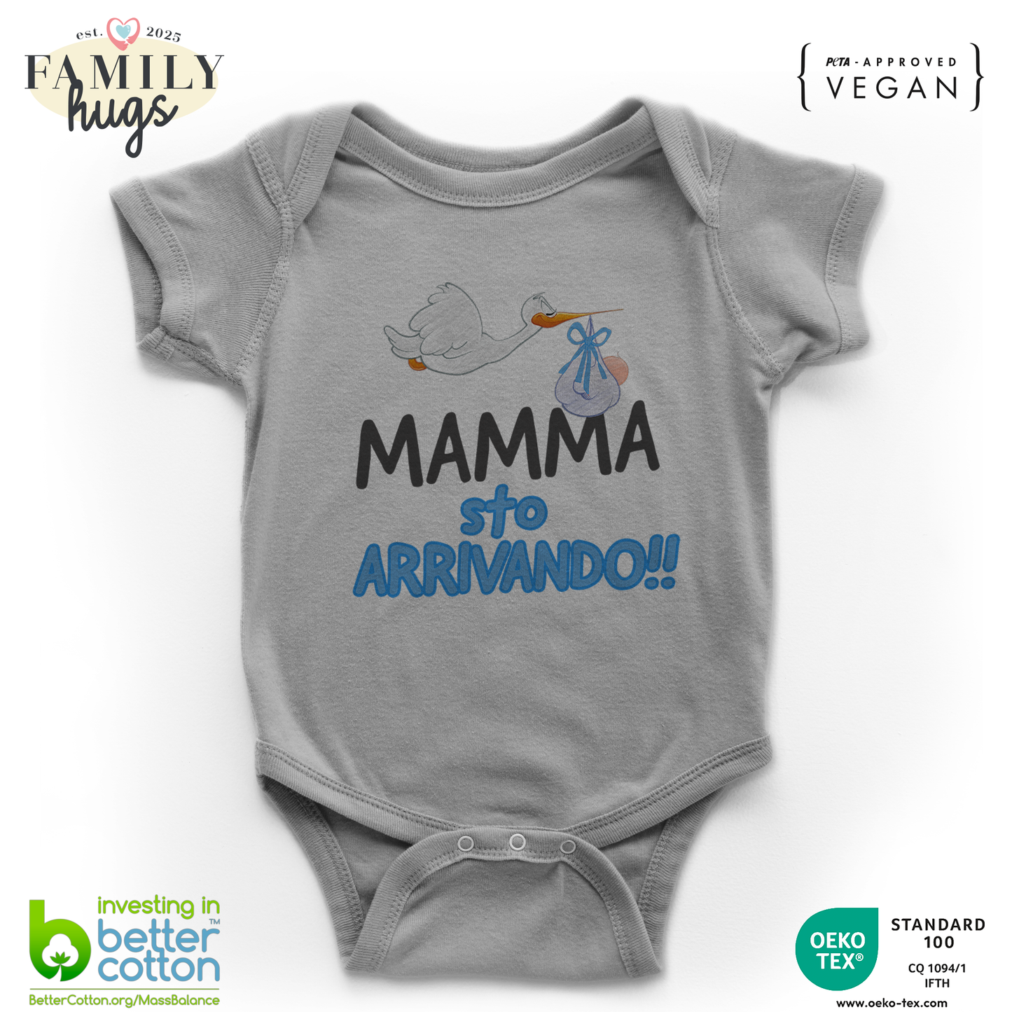 body neonato - mamma sto arrivando bambino