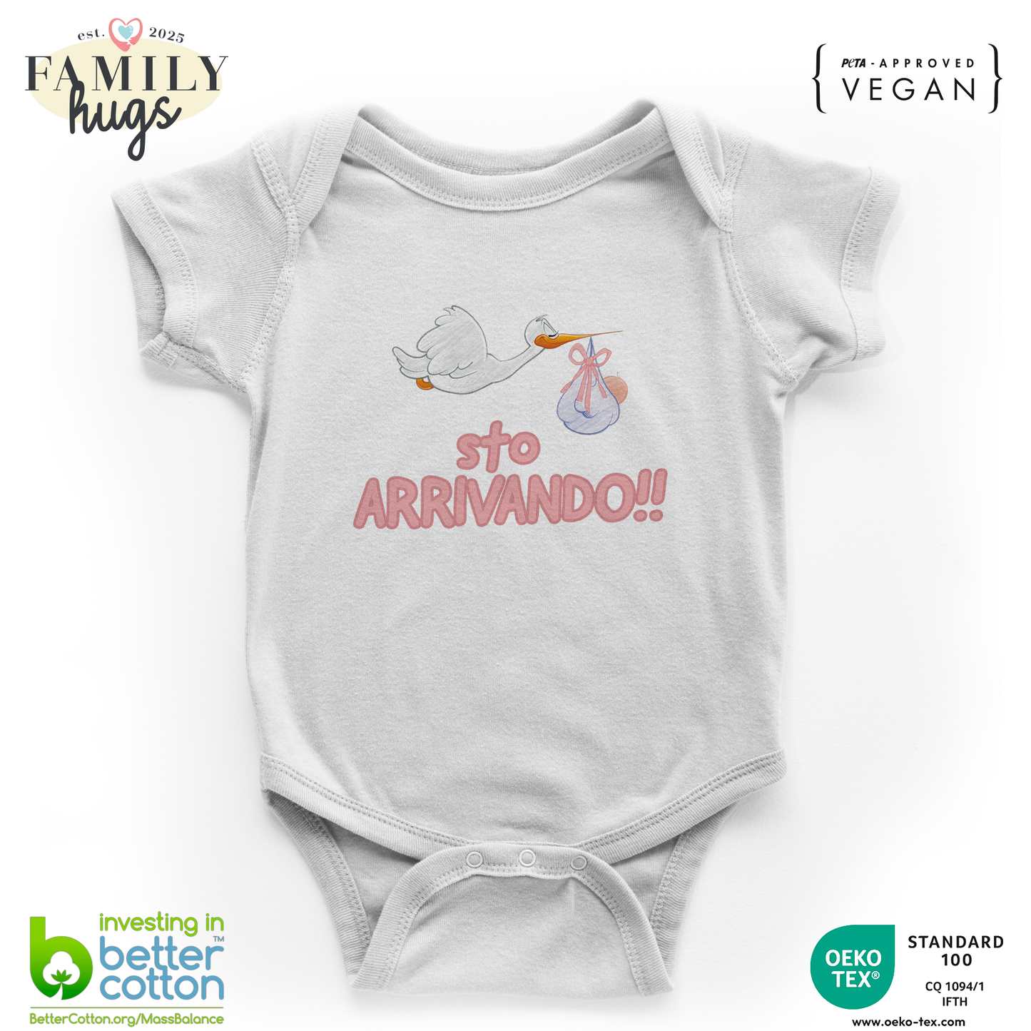 body neonato - sto arrivando bambina