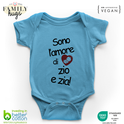 body neonato -solo l amore di zio e zia