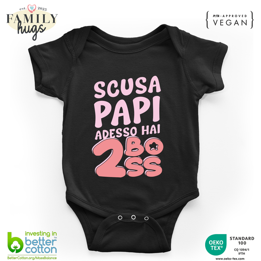 body neonato -scusa papi ora hai due boss