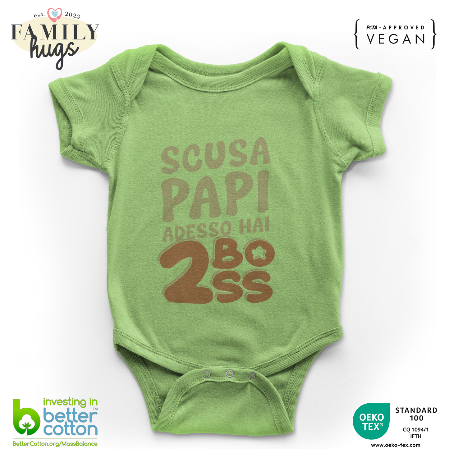 body neonato -scusa papi ora hai due boss