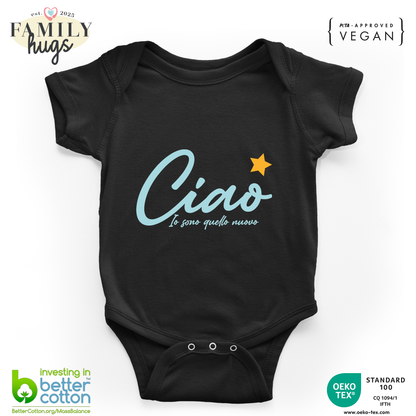 body neonato -ciao io sono quello nuovo