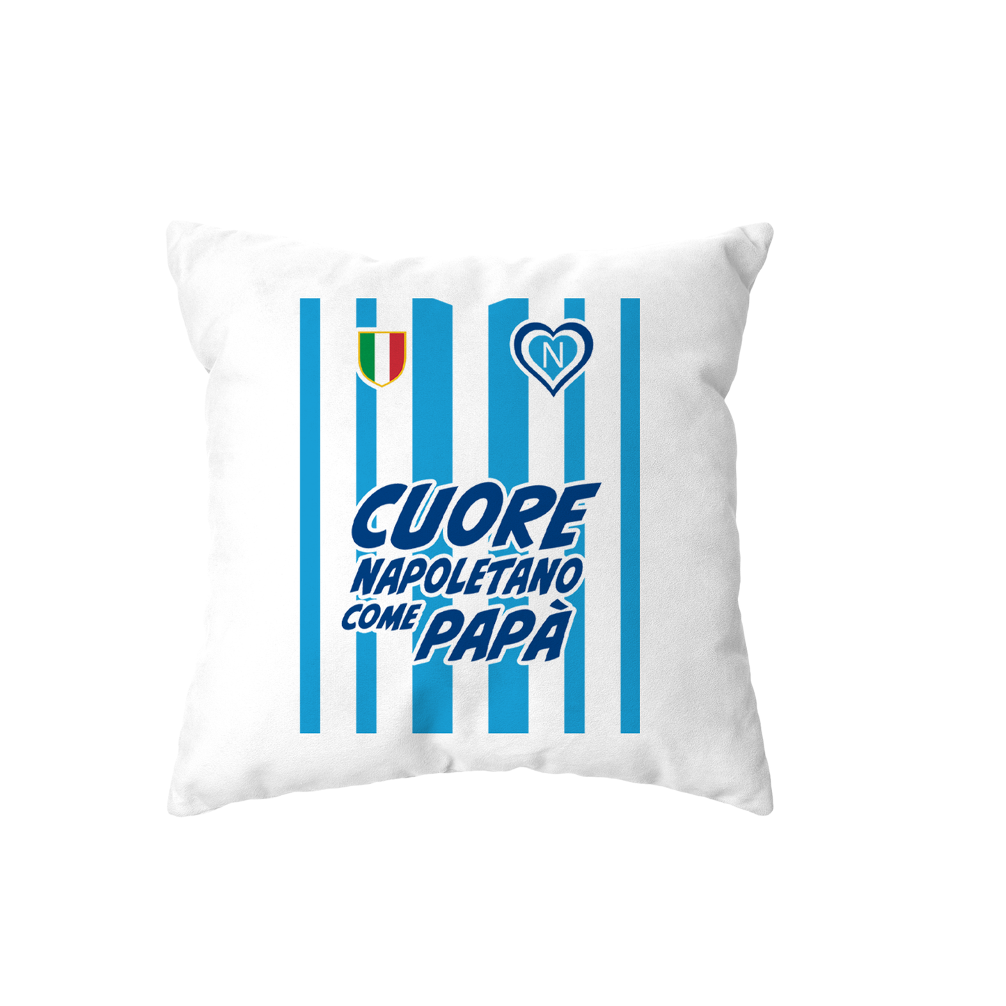 cuscino -cuore napoletano come papa