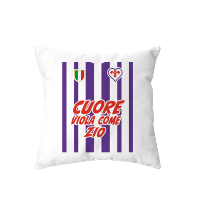 cuscino -cuore viola come zio