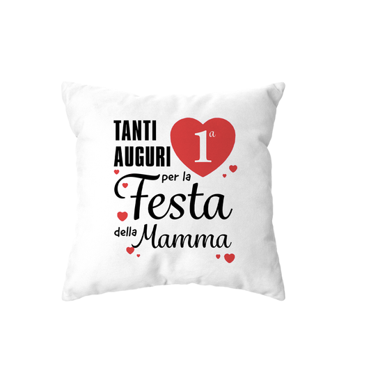 cuscino - tanti auguri per la prima festa della mamma