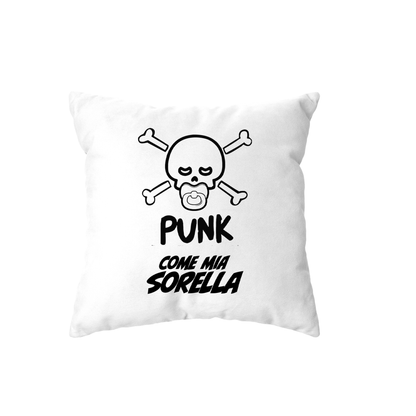 cuscino -punk baby scheletro come mia sorella