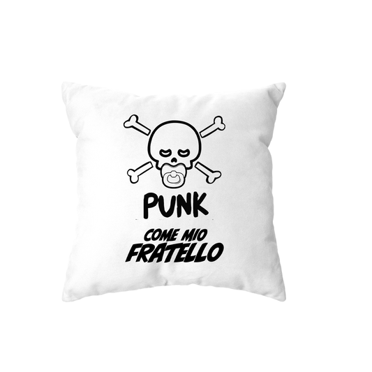 cuscino -punk baby scheletro come mio fratello