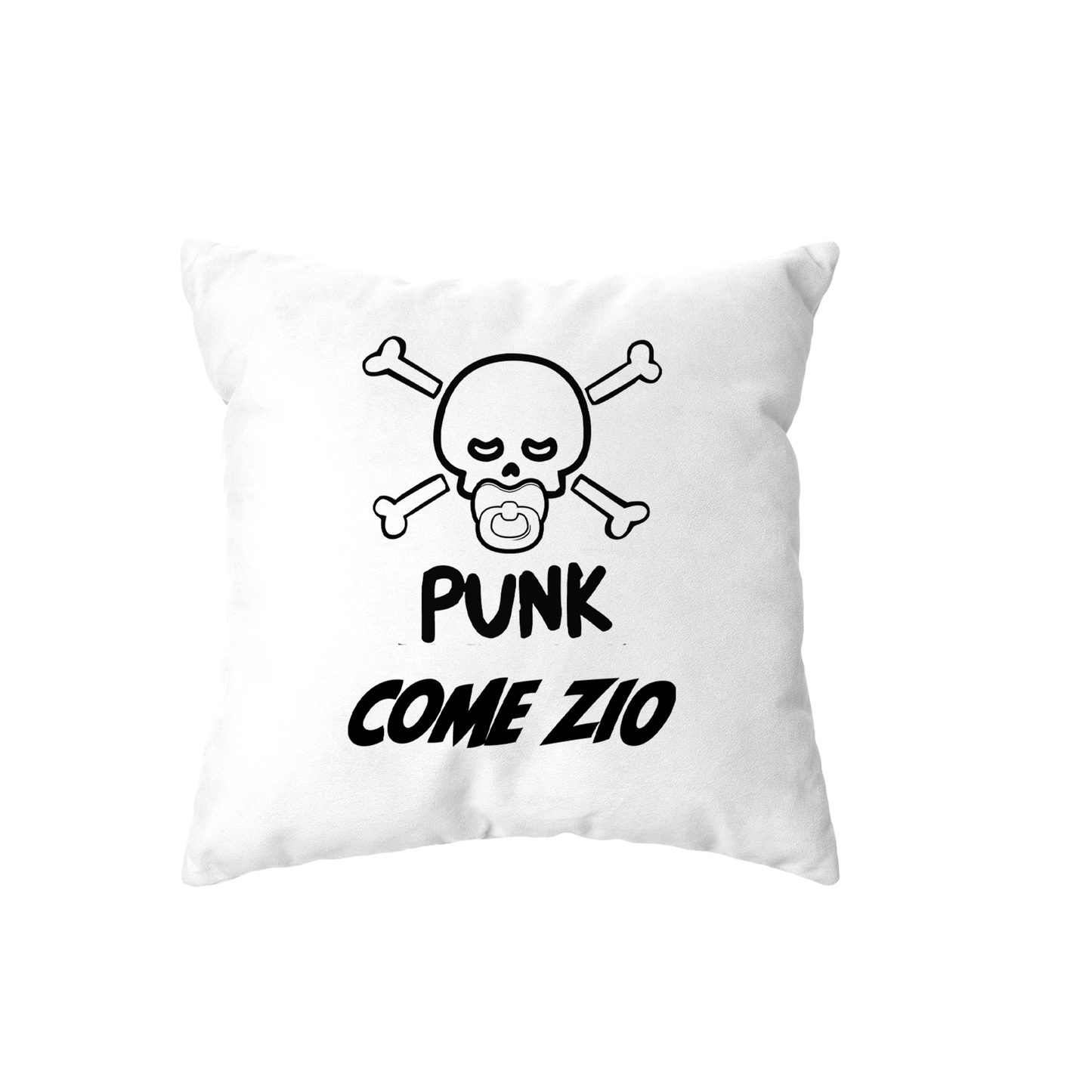 cuscino -punk baby scheletro come zio