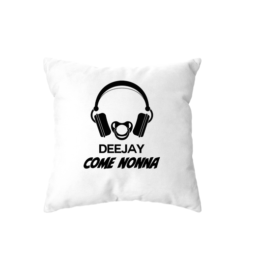 cuscino -deejay dj come nonna