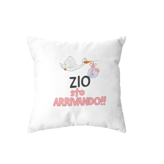 cuscino - zio sto arrivando bambina