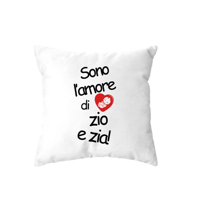 cuscino -solo l amore di zio e zia