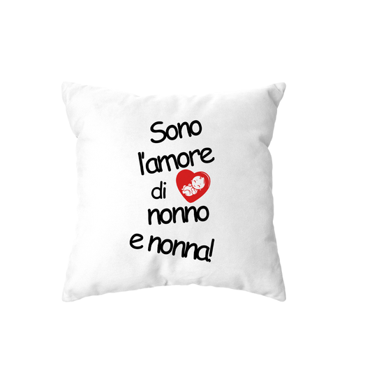 cuscino -solo l amore di nonno e nonna