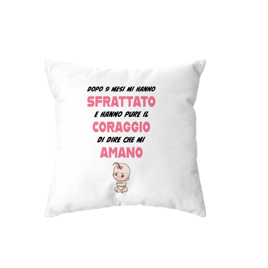 cuscino -dopo 9 mesi mi hanno sfrattato e hanno il coraggio di dirmi che mi amano femmina