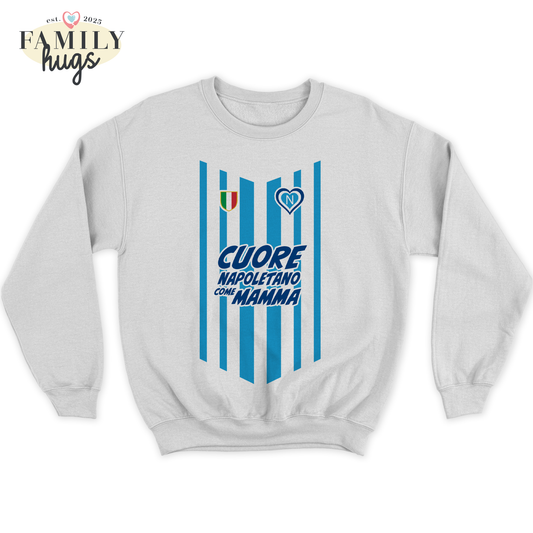 felpa bambino -cuore napoletano come mamma