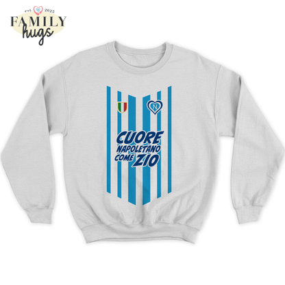 felpa bambino -cuore napoletano come zio